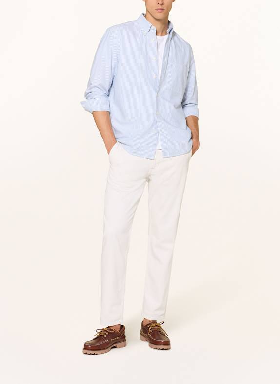 Marc O'Polo Hemd Regular Fit WEISS / HELLBLAU