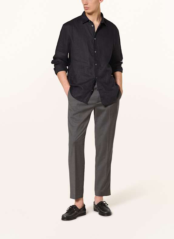 COS Leinenhemd Relaxed Fit DUNKELBLAU