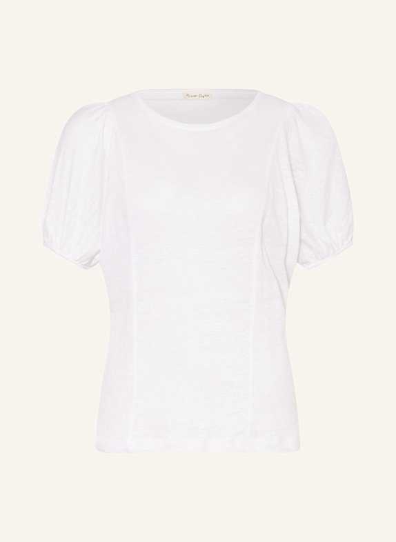 Phase Eight T-shirt ARABEL z lnu BIAŁY