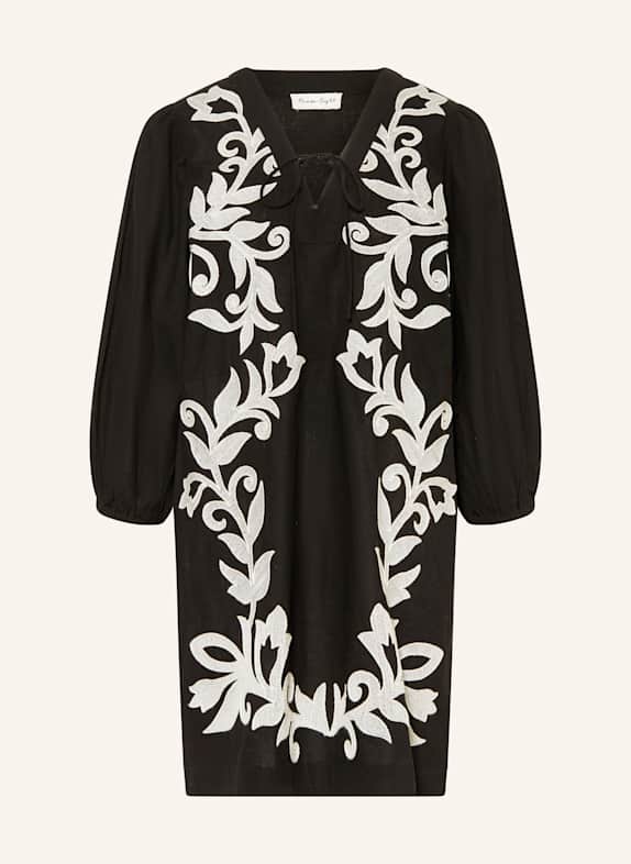Phase Eight Kleid BETTIE mit 3/4-Arm SCHWARZ/ ECRU
