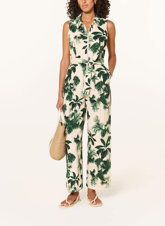Phase Eight Jumpsuit TULLLISA ECRU / GRÜN
