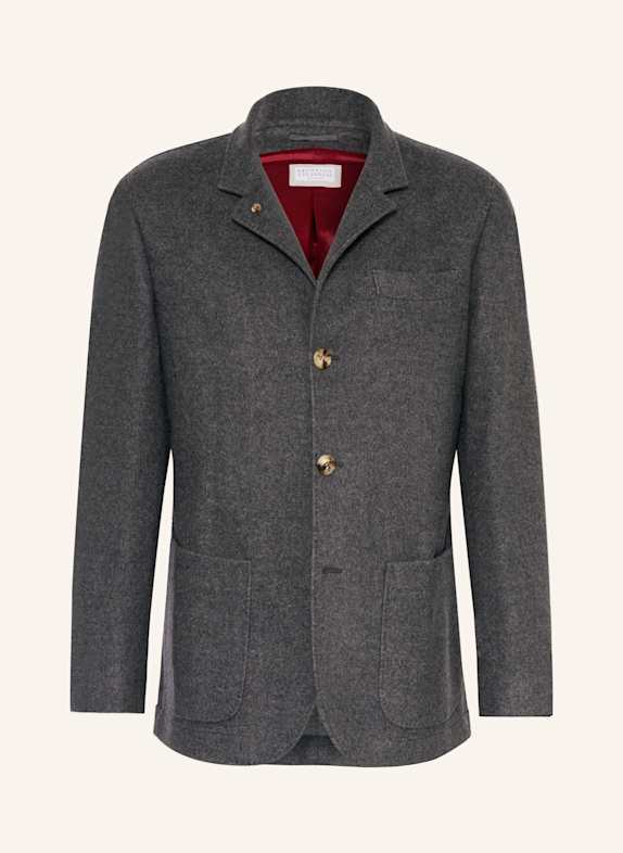 BRUNELLO CUCINELLI Cashmere-Sakko Regular Fit GRAU
