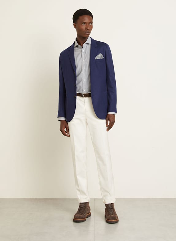 BRUNELLO CUCINELLI Overhemd Slim Fit GRIJS