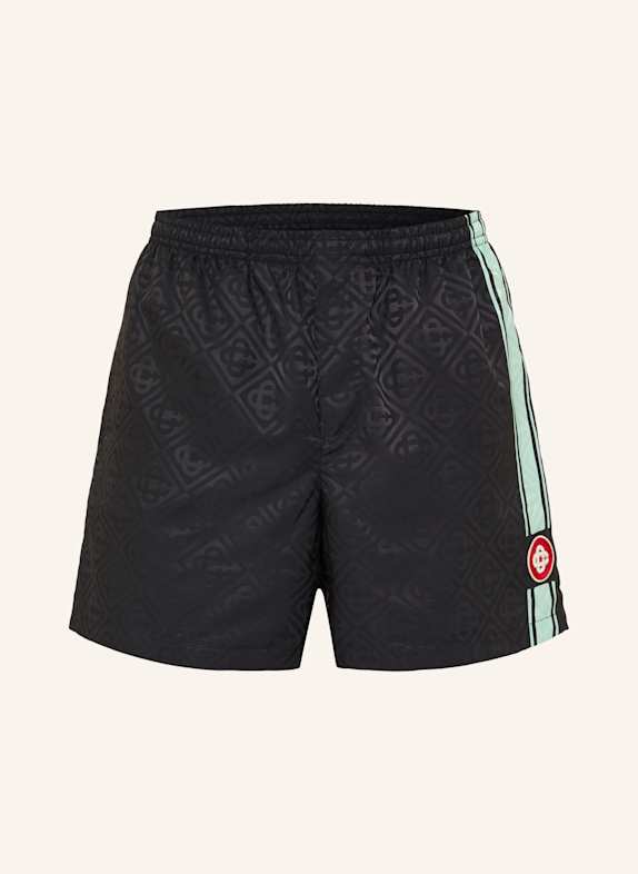 Casablanca Badeshorts SCHWARZ/ MINT