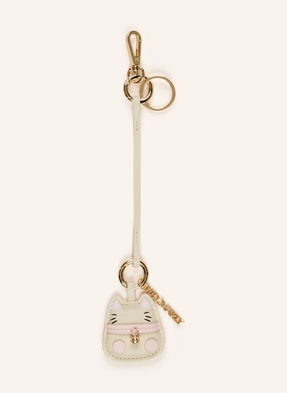 HEY MARLY Taschenanhänger CAT CREME/ HELLROSA