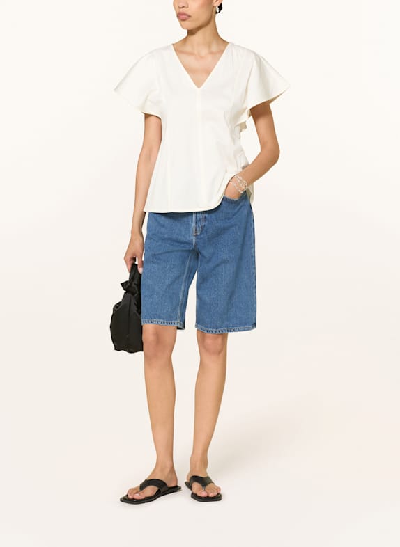 COS T-Shirt mit Volants ECRU