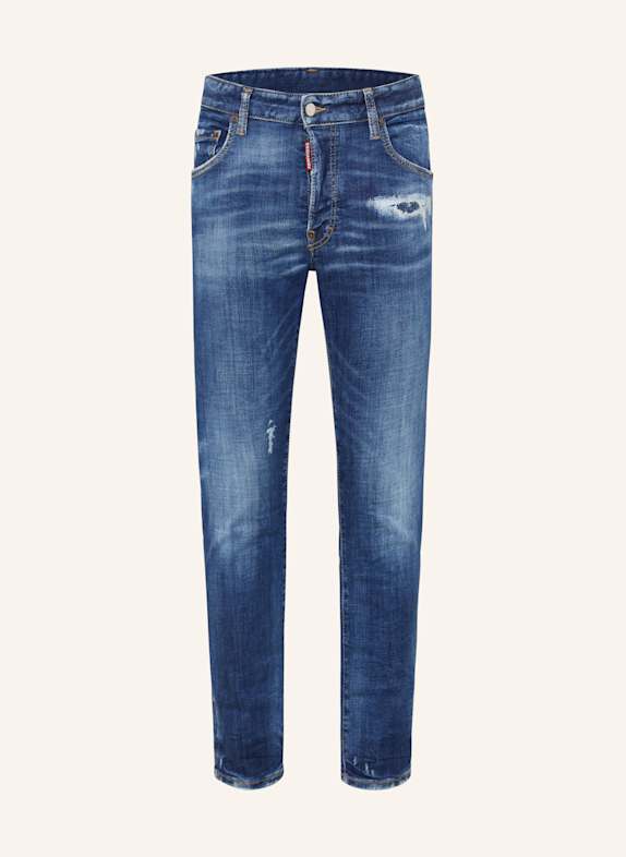 DSQUARED2 Jeansy SKATER slim fit 470 NAVY BLUE