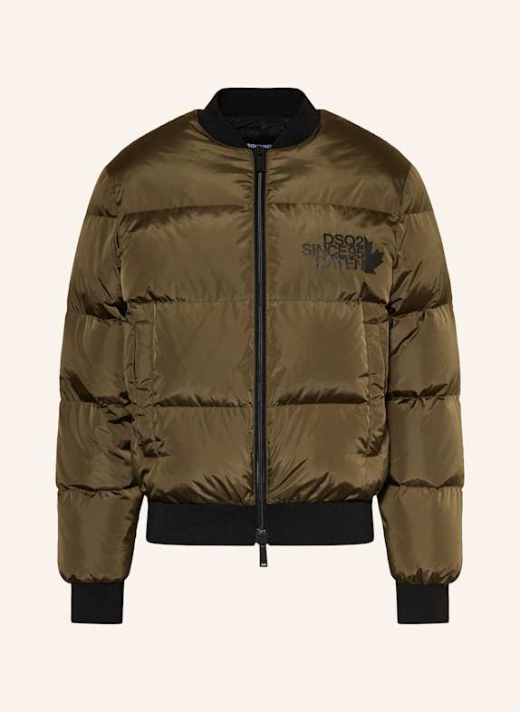 DSQUARED2 Daunenjacke EASY PUFFER KHAKI
