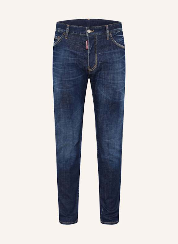 DSQUARED2 Jeansy COOL GUY slim fit 470 NAVY BLUE