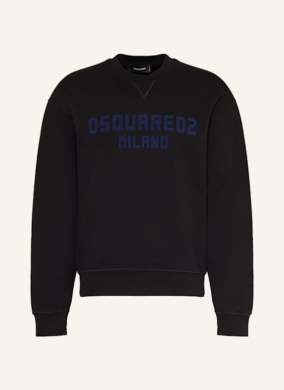 DSQUARED2 Bluza nierozpinana CZARNY/ GRANATOWY