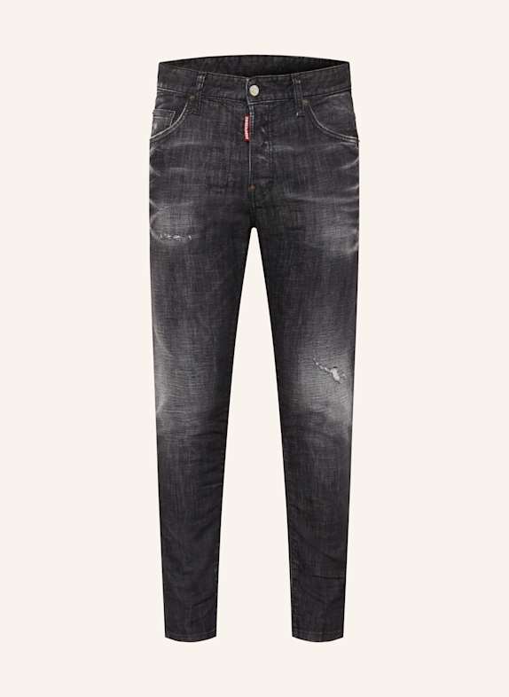 DSQUARED2 Jeansy SKATER slim fit 900 BLACK