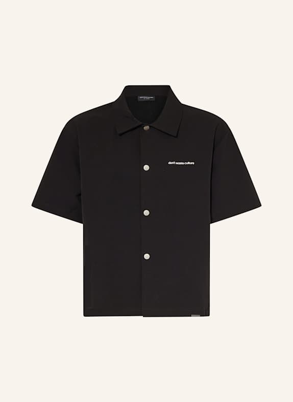 don't waste culture Overshirt VALORIA MAISON D'ART SCHWARZ / WEISS