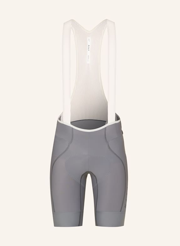 MAAP Radhose TEAM BIB EVO mit Trägern und gepolstertem Einsatz GRAU/ ECRU