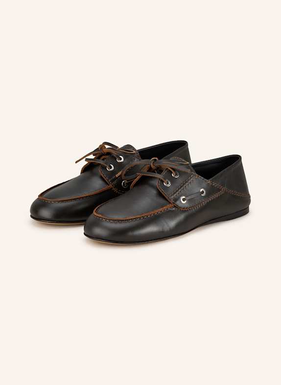 SANDRO Bootsschuhe DUNKELBRAUN