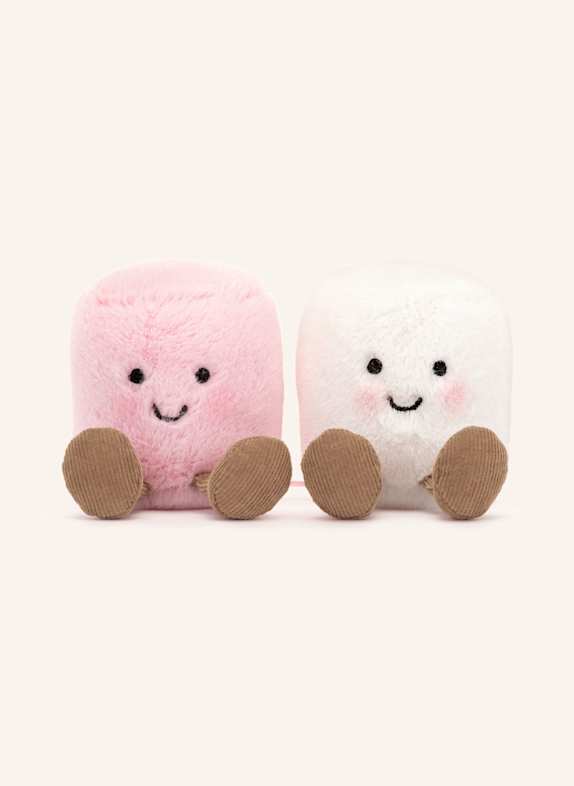 Jellycat Plüsch-Spielzeug AMUSEABLES PINK AND WHITE MARSHMALLOWS WEISS/ HELLROSA