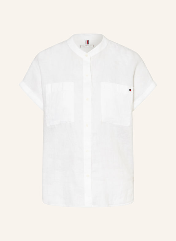 TOMMY HILFIGER Linen blouse WHITE