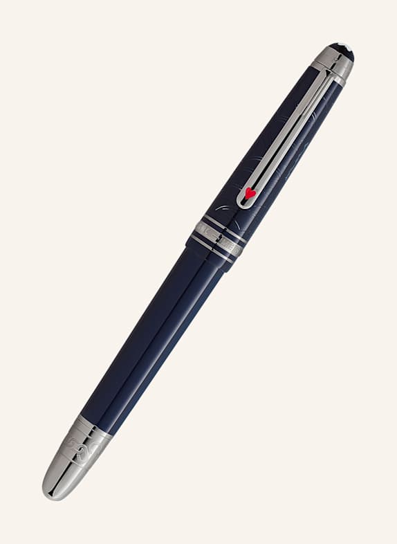MONTBLANC Rollerball MEISTERSTÜCK CLASSIQUE AROUND THE WORLD IN 80 DAYS DARK BLUE/ SILVER