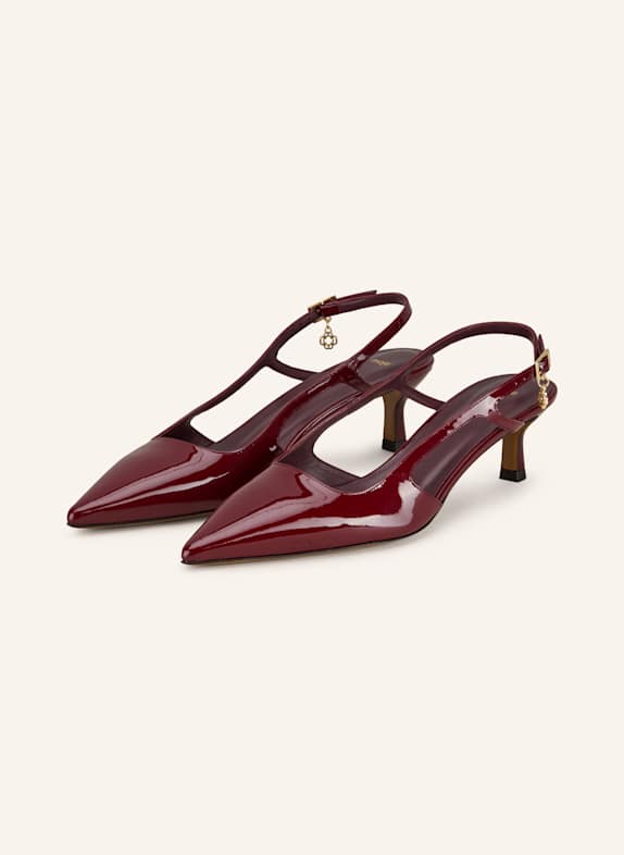 maje Slingpumps DUNKELROT