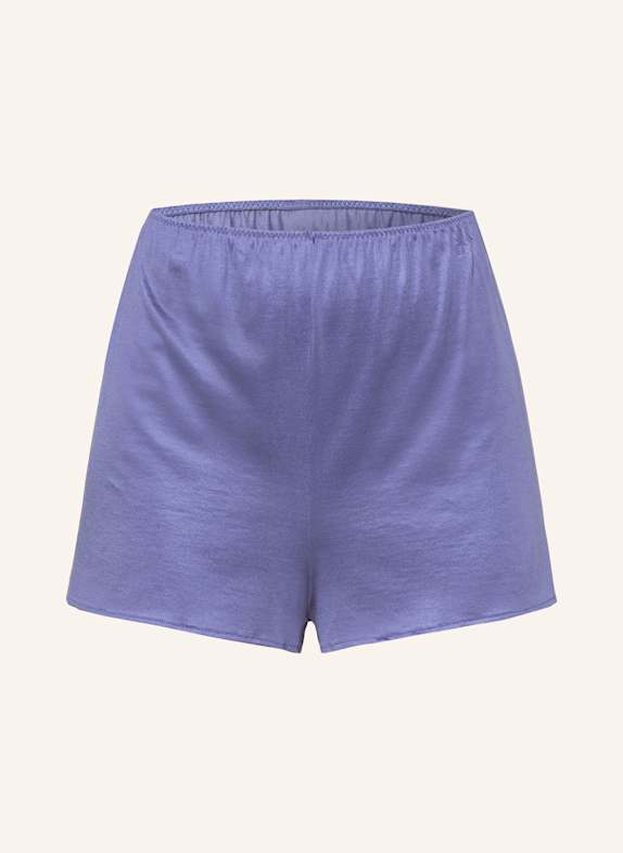mey Schlafshorts Serie SO ELEGANT aus Satin DUNKELBLAU