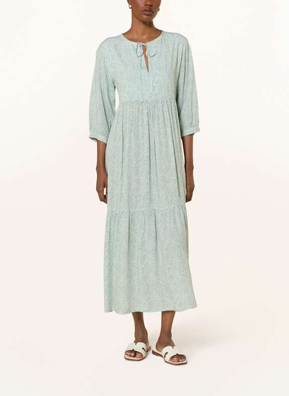 Juvia Dress MALOU with 3/4 sleeves MINT/ WHITE