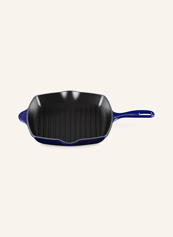 LE CREUSET Grillpfanne DUNKELBLAU/ SCHWARZ