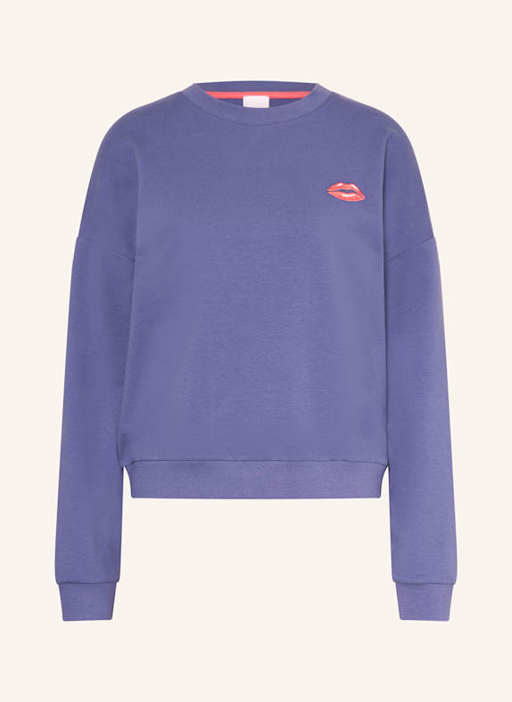 mey Lounge-Sweatshirt Serie COZY NIGHTS DUNKELBLAU