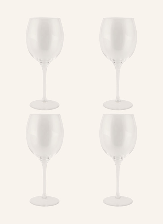 ALESSI 4er-Set Weingläser MAMI XL WEISS