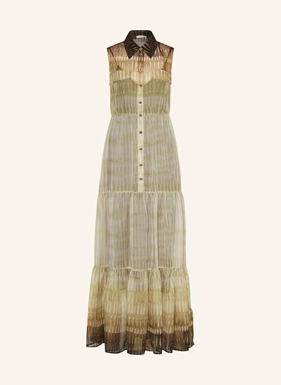LIU JO Shirt dress LIGHT YELLOW/ LIGHT GREEN/ WHITE