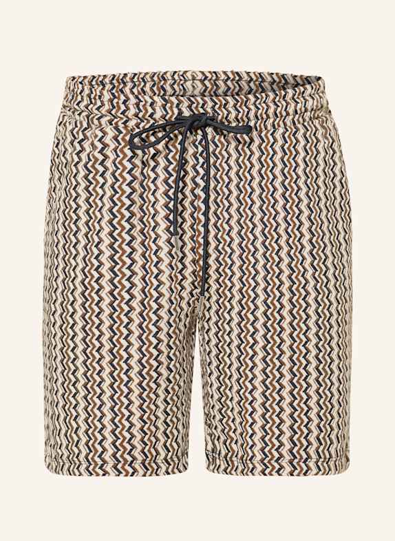 REISS Shorts TETI DUNKELBRAUN/ DUNKELBLAU/ BEIGE