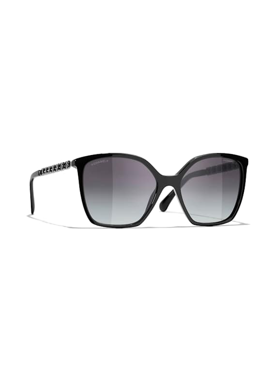 CHANEL Runde Sonnenbrille 1608S6 - SCHWARZ