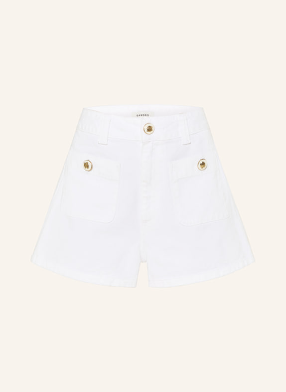 SANDRO Jeansshorts WEISS