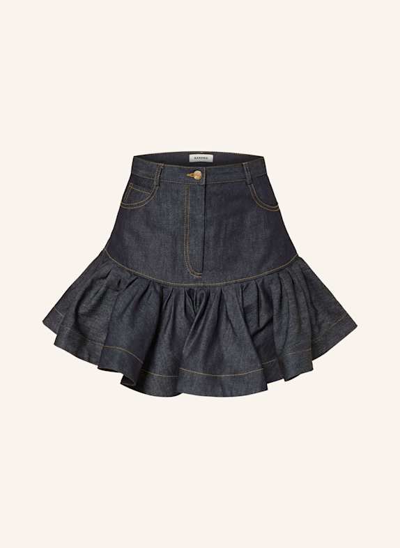 SANDRO Jeansrock DUNKELBLAU