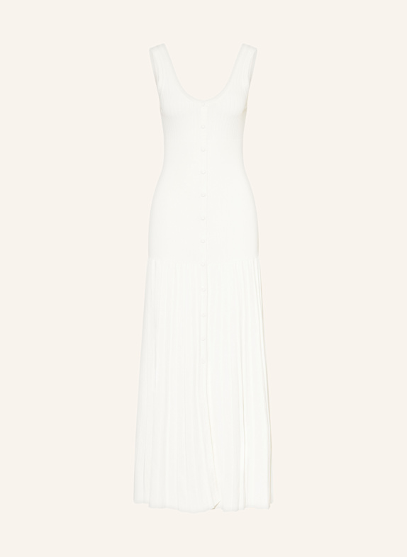 SANDRO Strickkleid mit Plissees ECRU