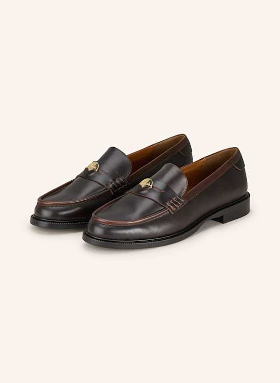 CLAUDIE PIERLOT Penny-Loafer DUNKELBRAUN