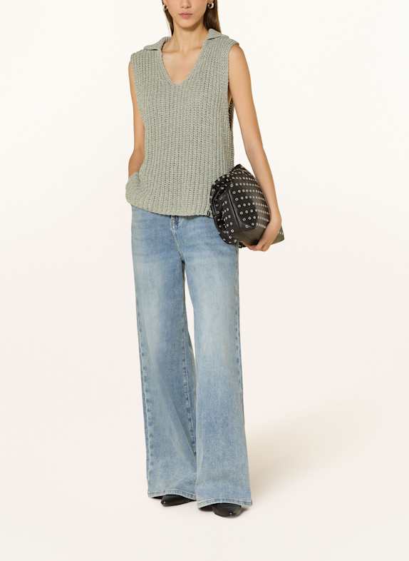 ELIAS RUMELIS Wide Leg Jeans KALEA 951 balance blue