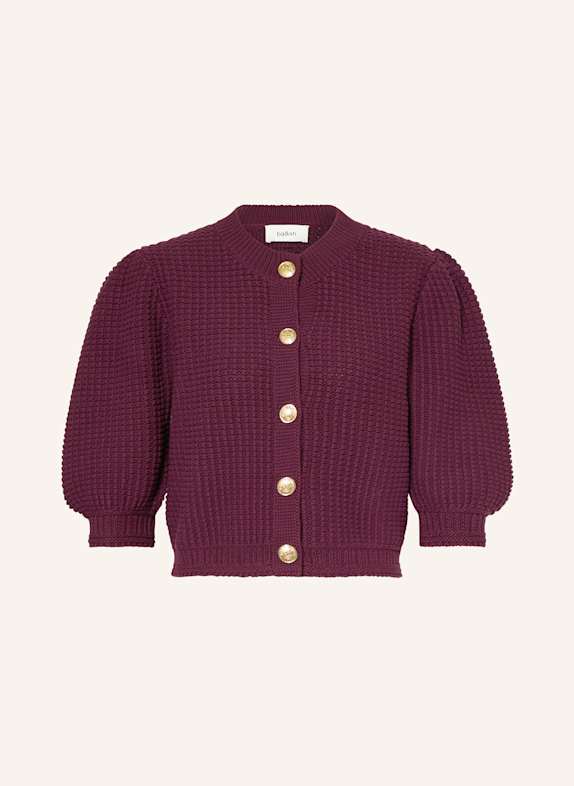 ba&sh Pletený kardigan GARANCE TMAVĚ FIALOVÁ