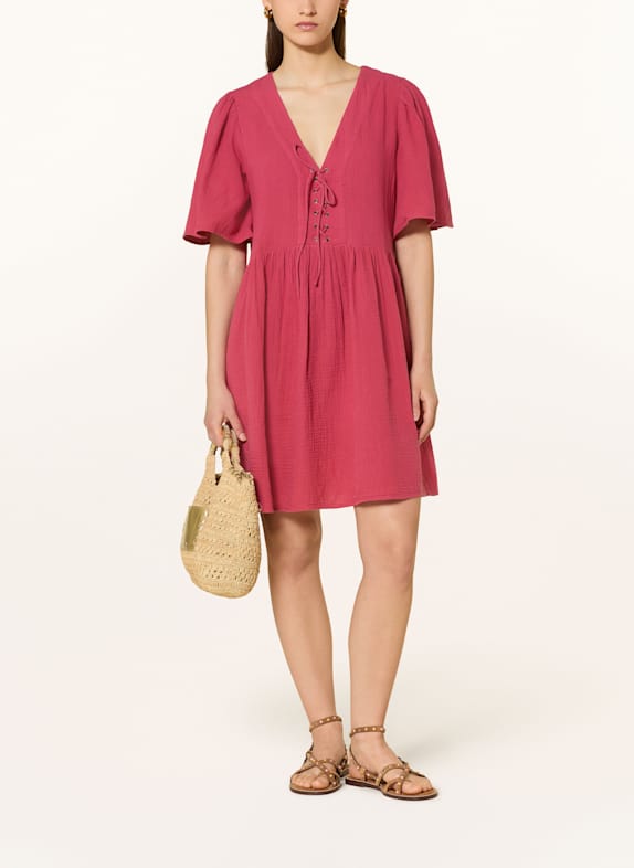 ba&sh Musselinkleid GARDNER FUCHSIA