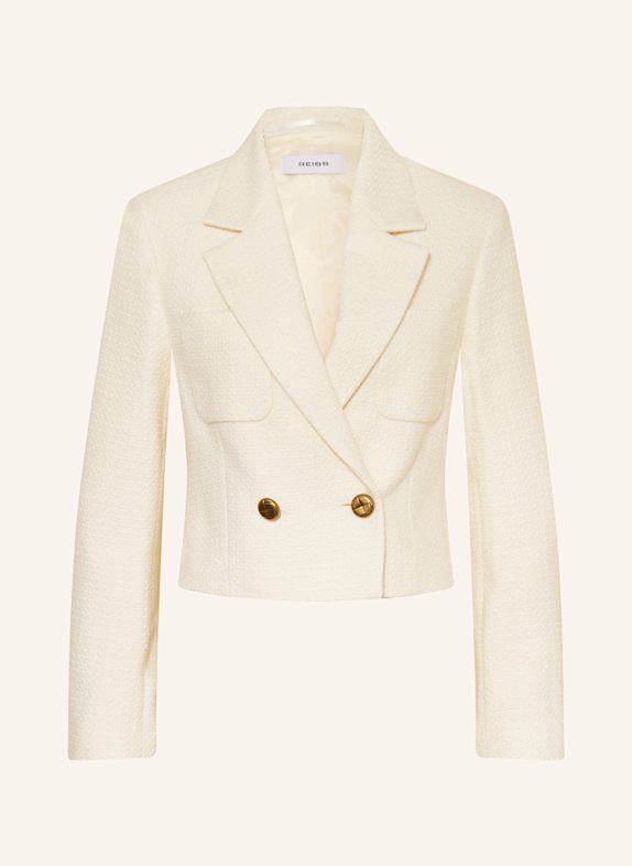 REISS Tweed-Blazer MIA ECRU