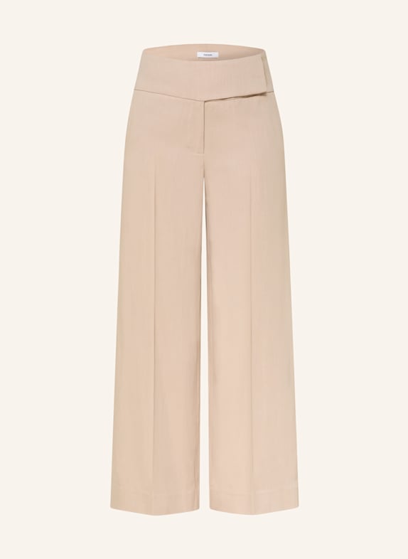 REISS Wide leg halim Trousers DELILAH BEIGE