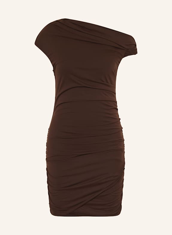 REISS Kleid CERES DUNKELBRAUN