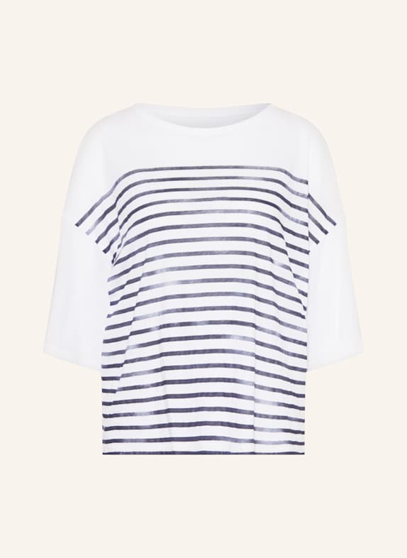 ba&sh Tričko CRYSBO BÍLÁ/ TMAVĚ MODRÁ