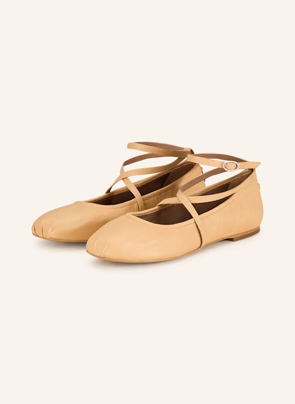 ba&sh Baleríny CALDA SVĚTLE HNĚDÁ