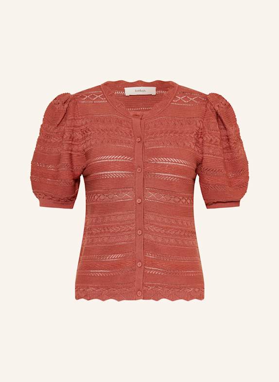ba&sh Pletený kardigan VINAT SVĚTLE ČERVENÁ