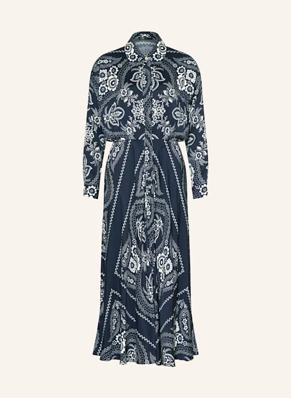 maje Hemdblusenkleid DUNKELBLAU