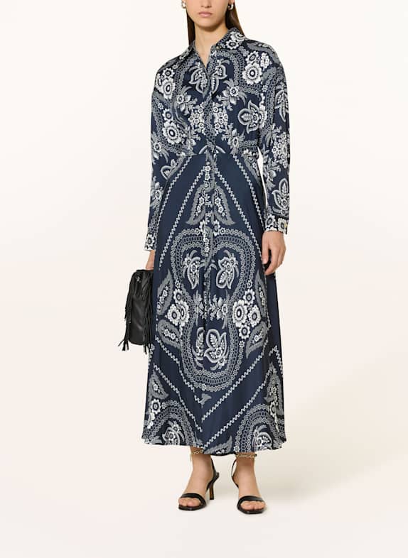 maje Hemdblusenkleid DUNKELBLAU