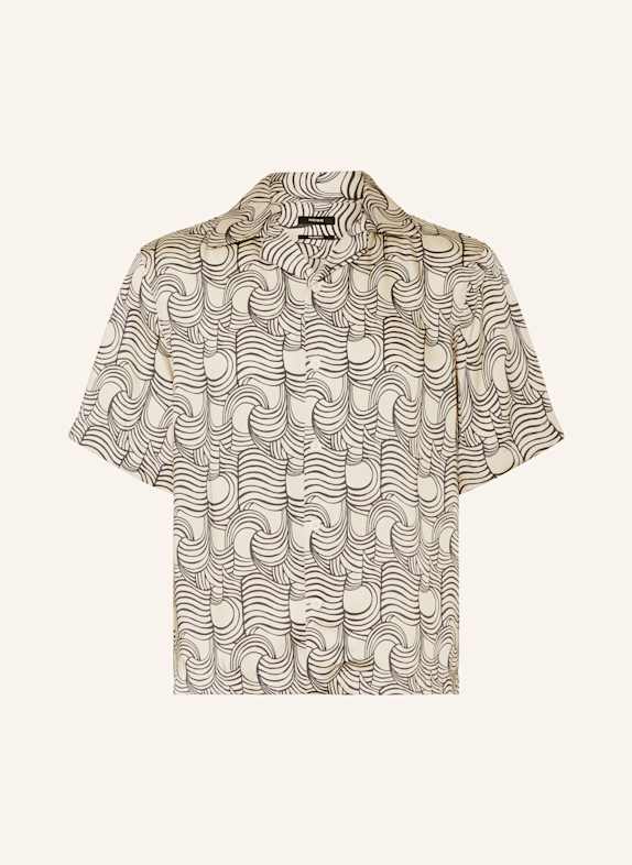 REISS Resorthemd WAVER Relaxed Fit NUDE/ DUNKELBLAU