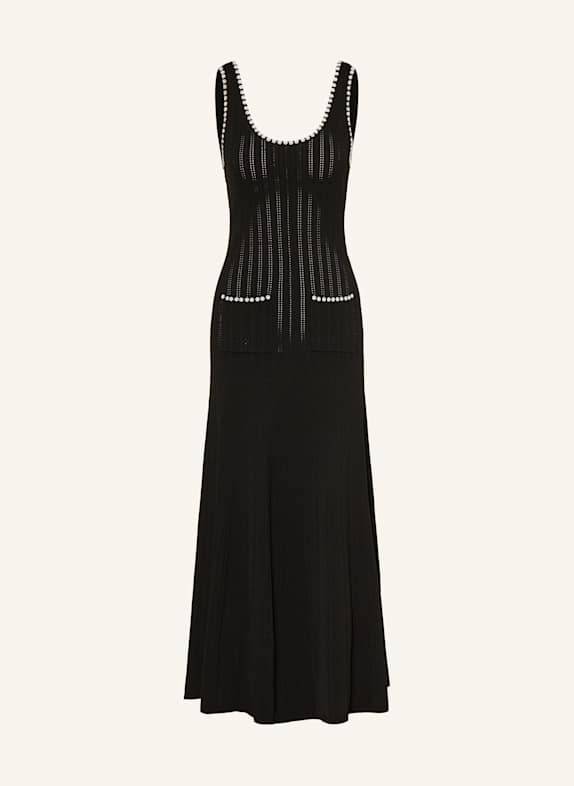 SANDRO Strickkleid SCHWARZ