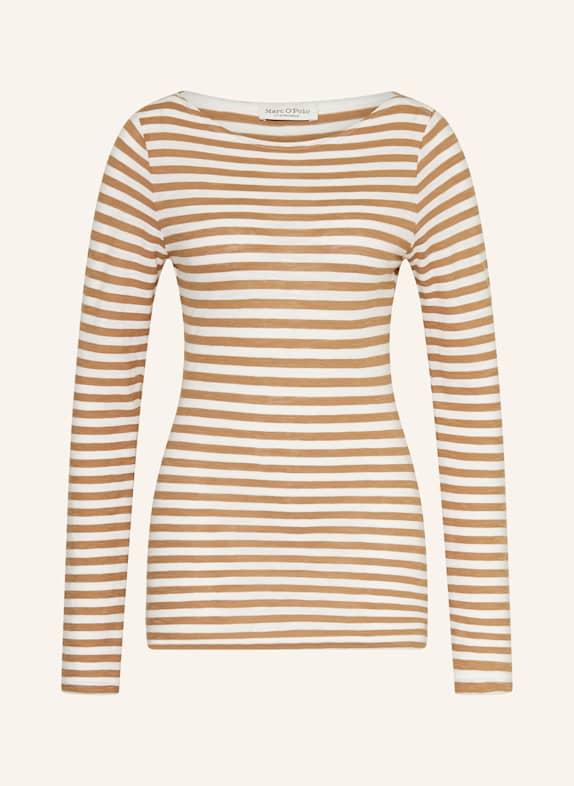 Marc O'Polo Longsleeve WEISS/ BRAUN