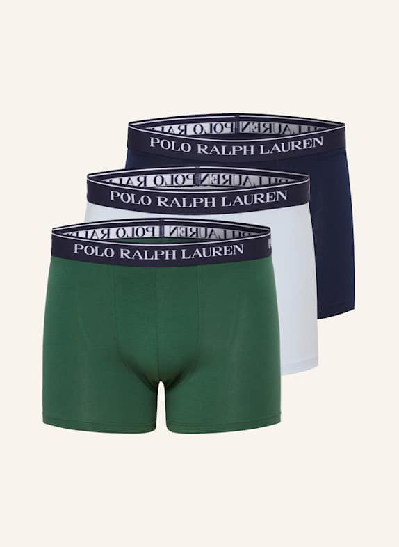 POLO RALPH LAUREN 3er-Pack Boxershorts DUNKELBLAU/ HELLBLAU/ GRÜN