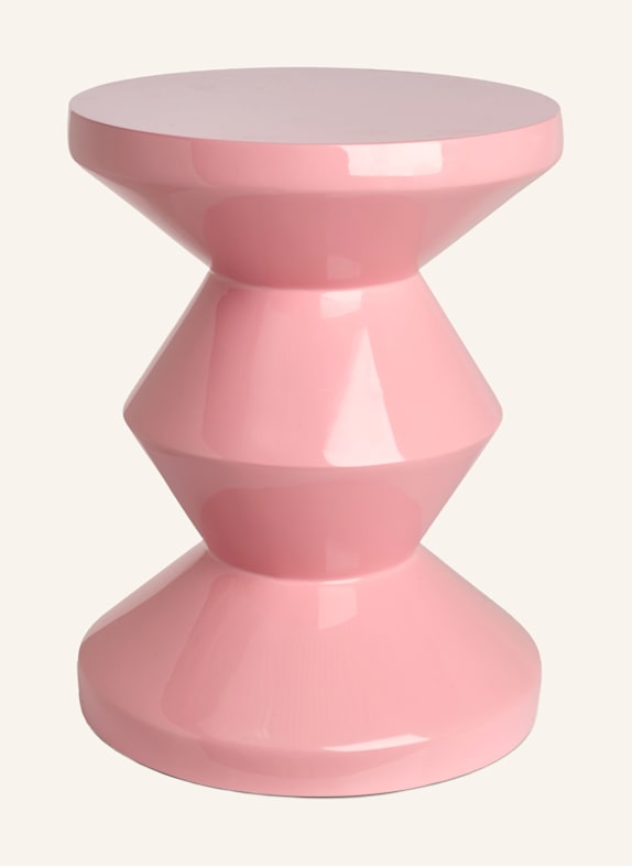 POLSPOTTEN Stool ZIG ZAG PINK